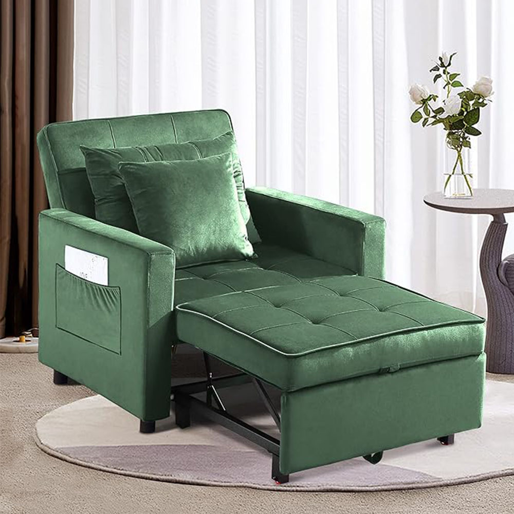 XSPRACER  Convertible Sleeper Chair Bed 3 in 1