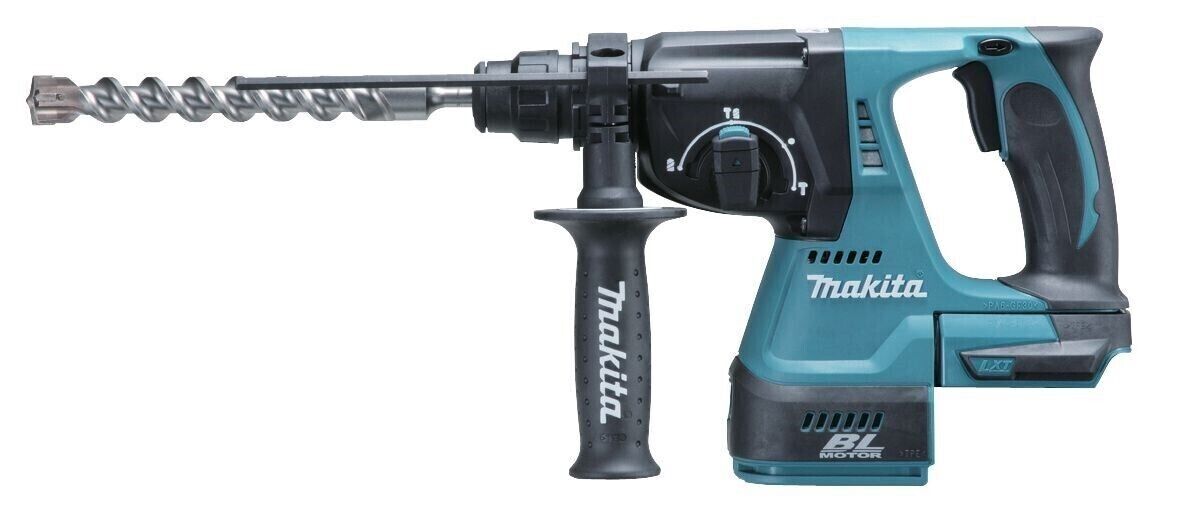 MAKITA DHR242RMJ 18V LXT 24MM SDS+ PLUS BRUSHLESS ROTARY HAMMER DRILL INC 2X 4.0AH BATTS