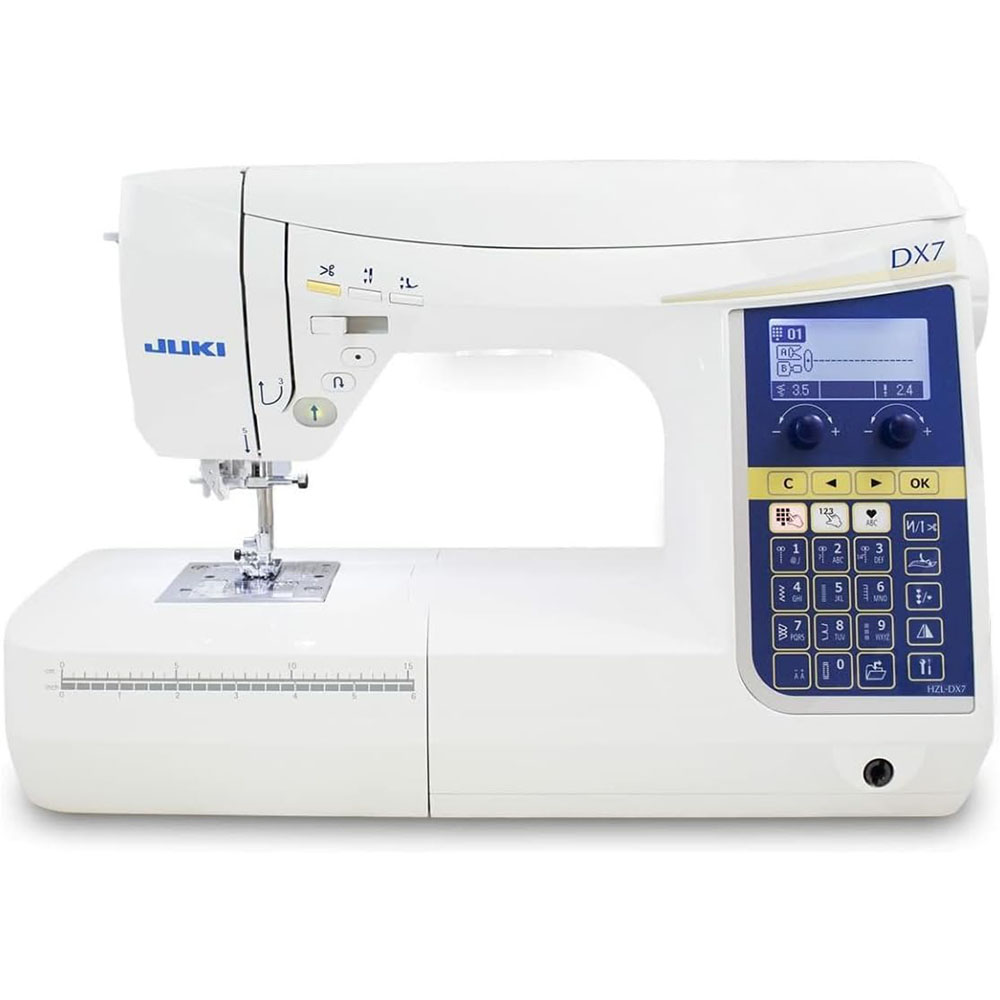 Juki HZL-DX7 Sewing Machine with 287 Stitch Patterns and 4 Fonts