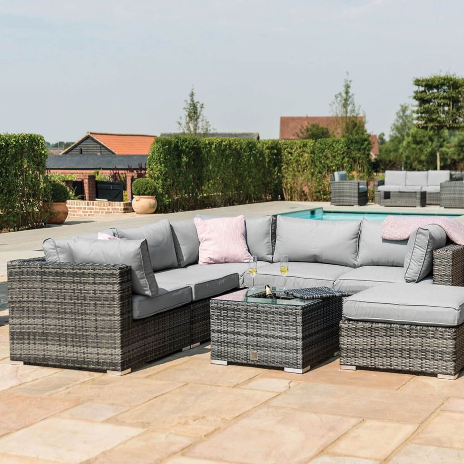 LONDON CORNER GROUP - WITH ICE BUCKET COFFEE TABLE