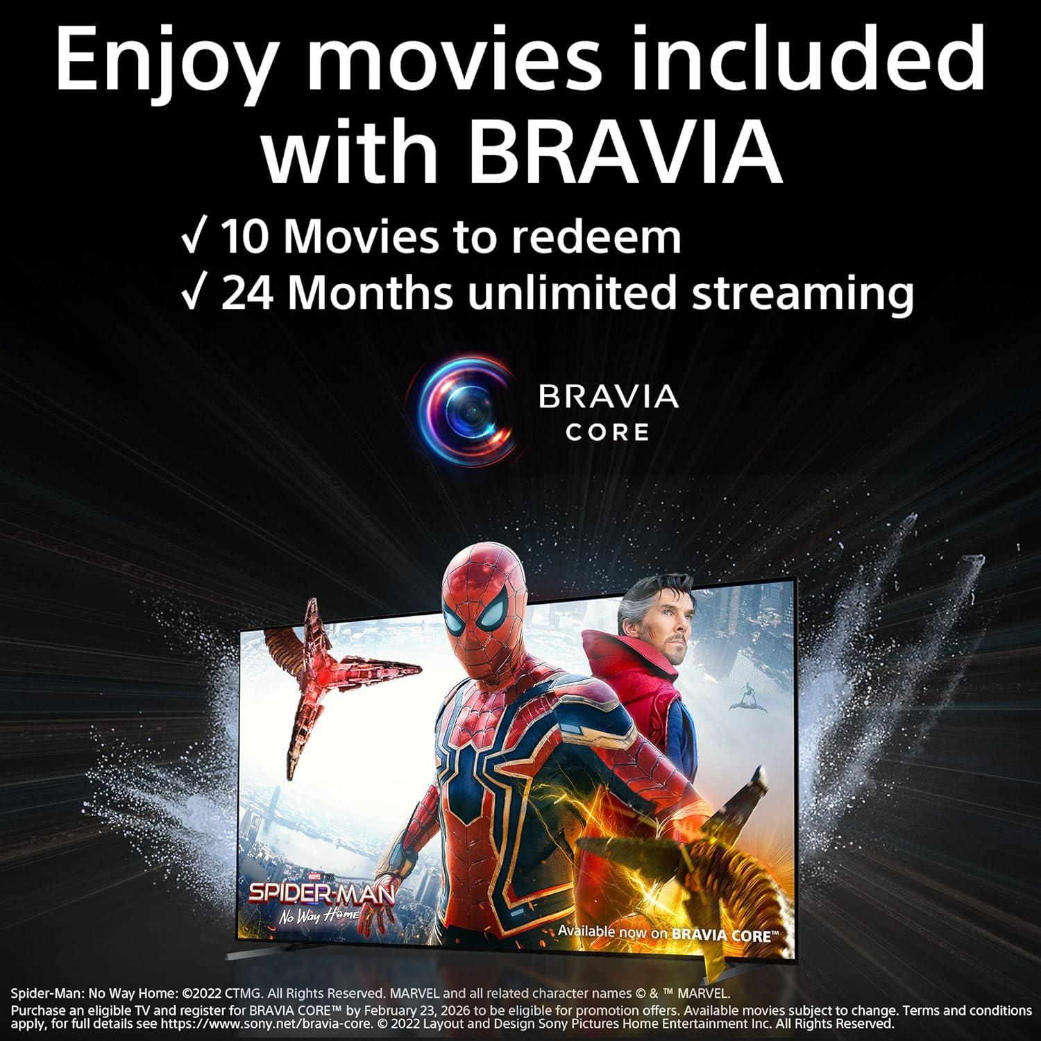 Sony BRAVIA XR, XR-65A80L, 65-inch, OLED, Smart TV, 4K HDR, Google TV, ECO PACK, BRAVIA CORE, PlayStation5 Perfect Match [F-rated energy efficiency].