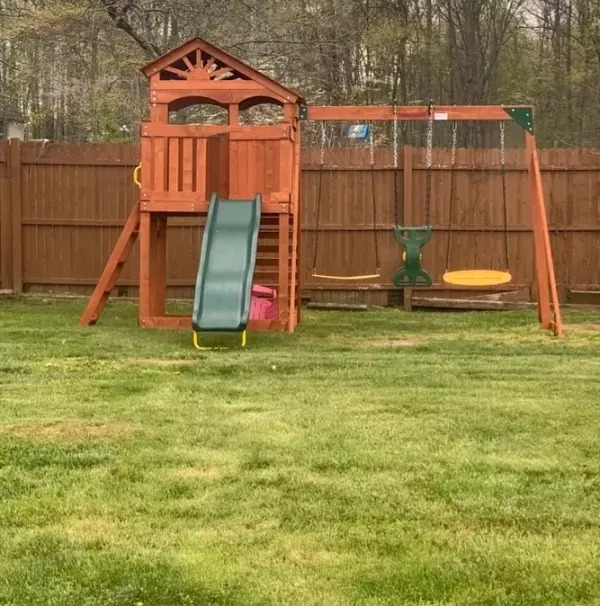 【Sports&Outdoors】【BS】Oak Grove Wooden Swing Set