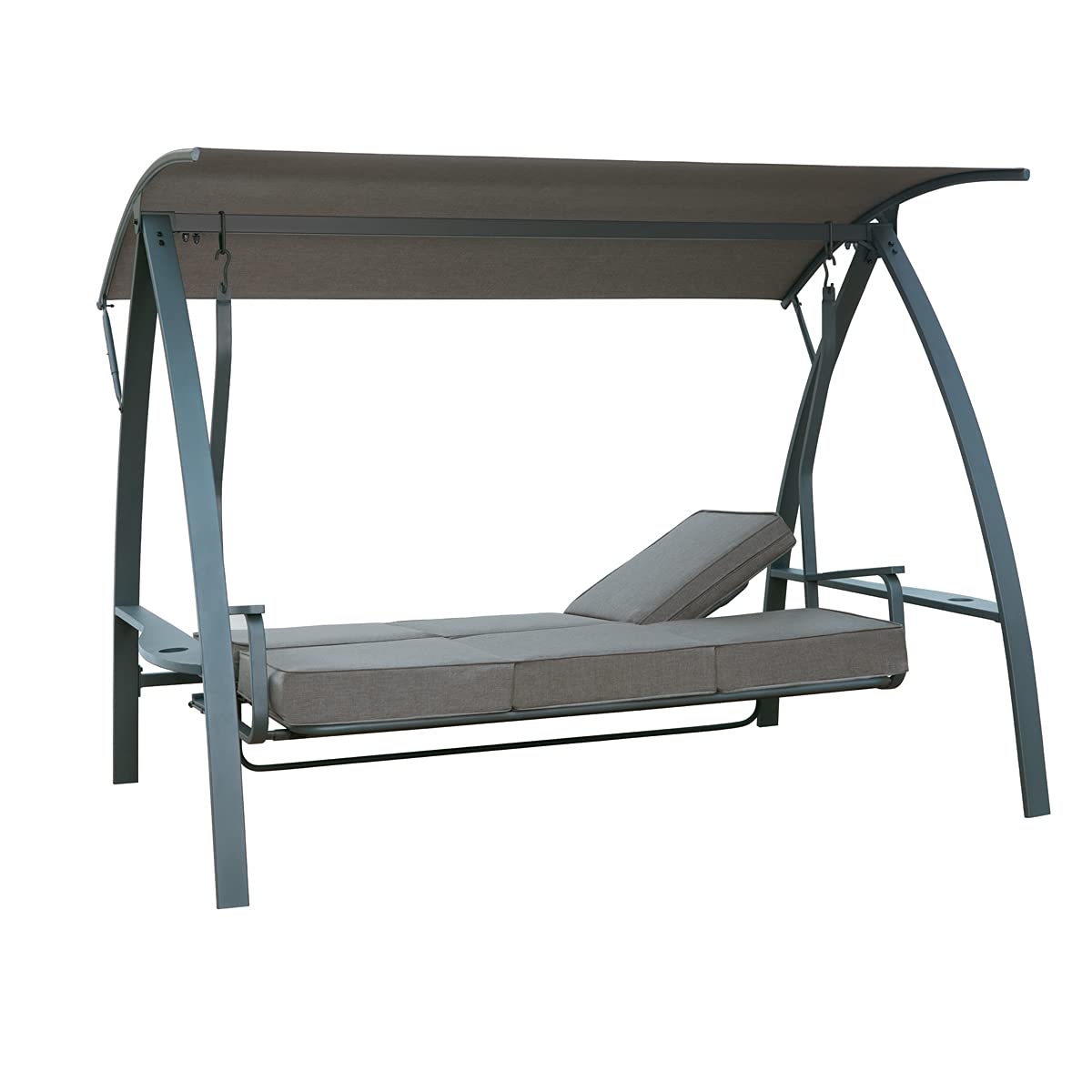 3 Person Patio Swinging Bench Chair 3-Seat Daybed Porch Swing Seater Outdoor Porch Swing