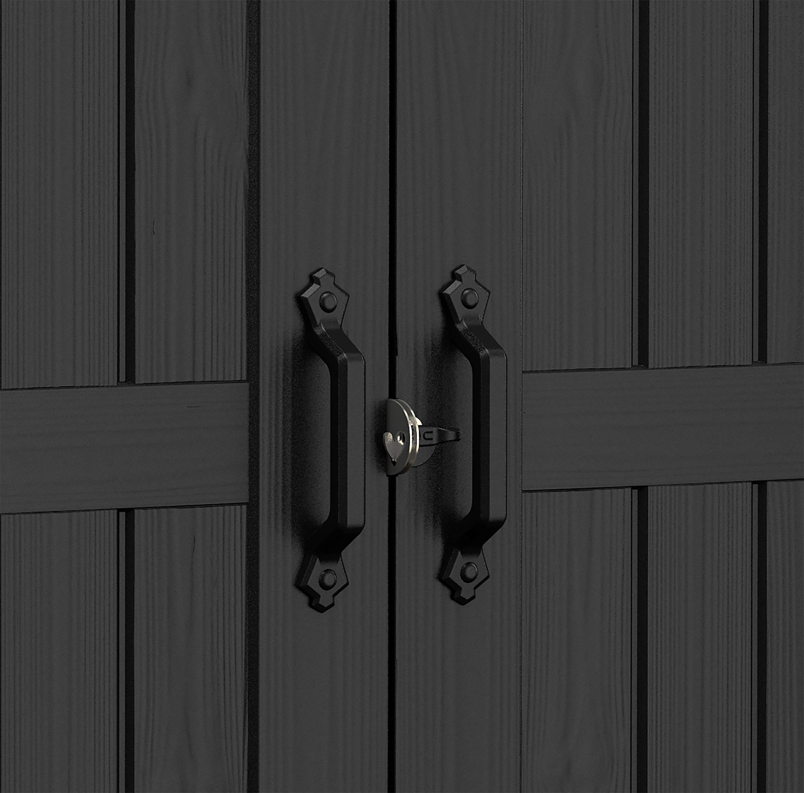 Keter Premier 7.5 x 7ft Double Door Outdoor Apex Plastic Garden Shed