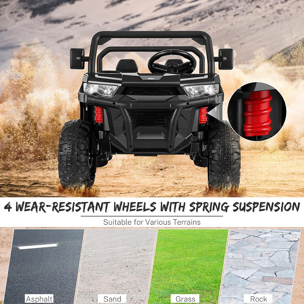 Hikole 2 Seater 24 Volt Ride On UTV Toys