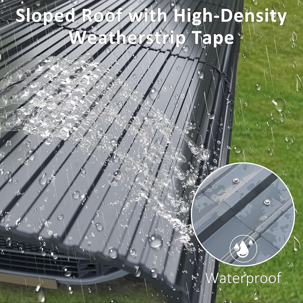 MUPATER Metal Carport, Heavy Duty Outdoor Carport Kit