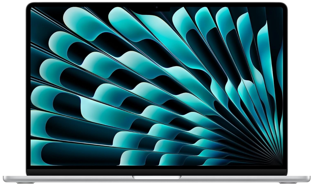 Apple 2023 MacBook Air laptop with M2 chip: 15.3-inch Liquid Retina display, 8GB RAM, 512GB SSD storage, backlit keyboard, 1080p FaceTime HD camera, Touch ID. Works with iPhone/iPad