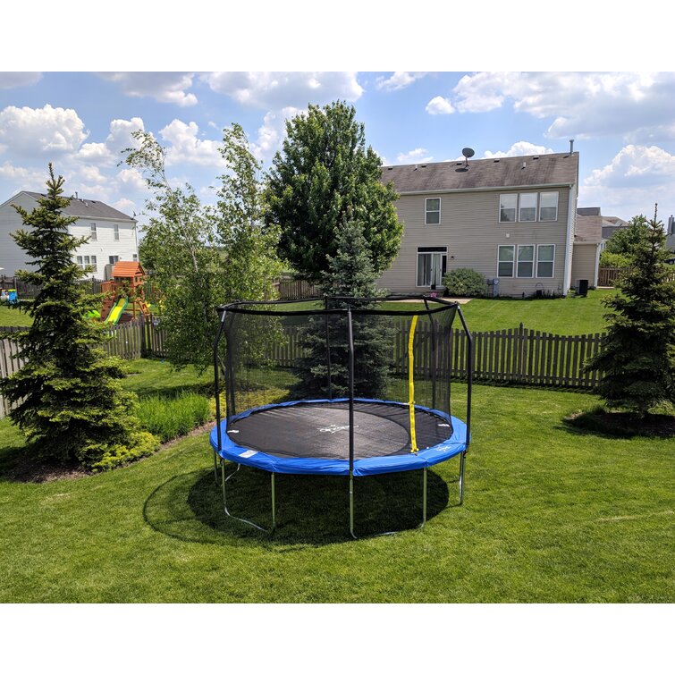 Backyard Jump 15' Round Trampoline with Safety Enclosure