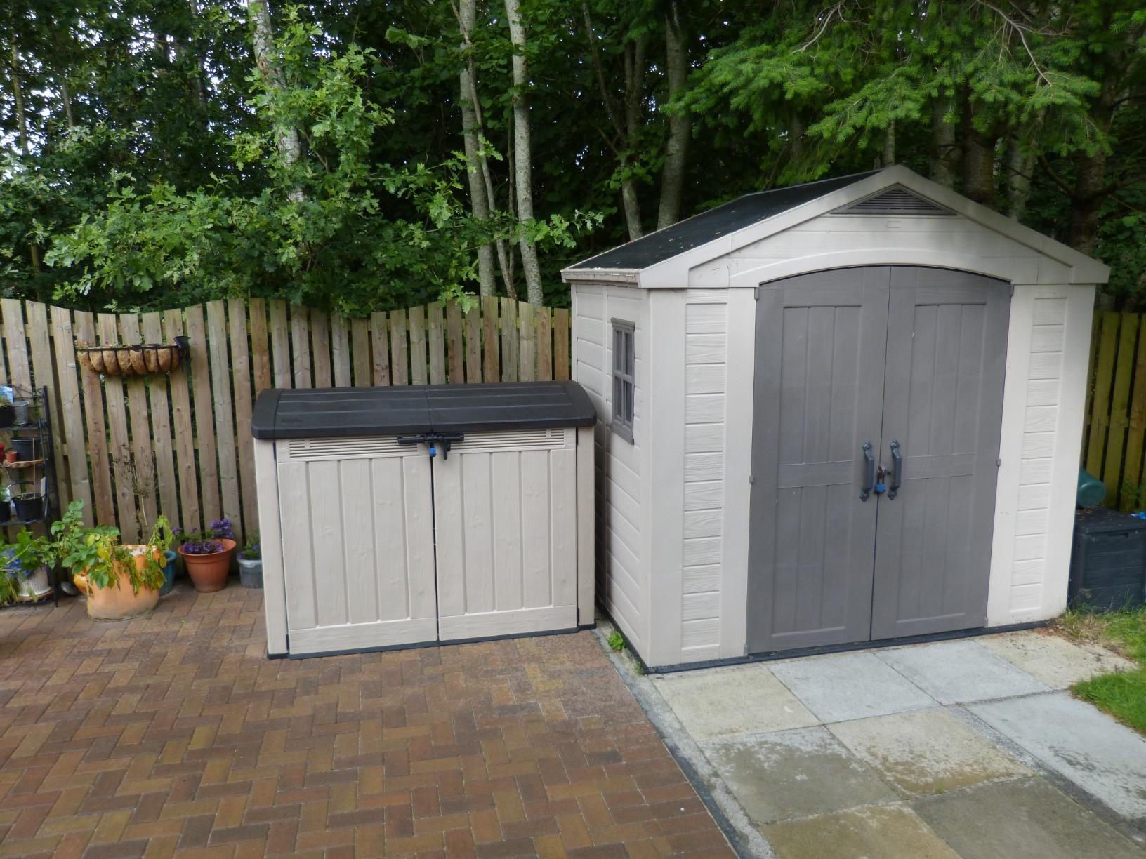 【Storage Shed】【BS】Keter Store-It Out Ultra Outdoor Garden Storage, Bike Shed, Bin Store and More