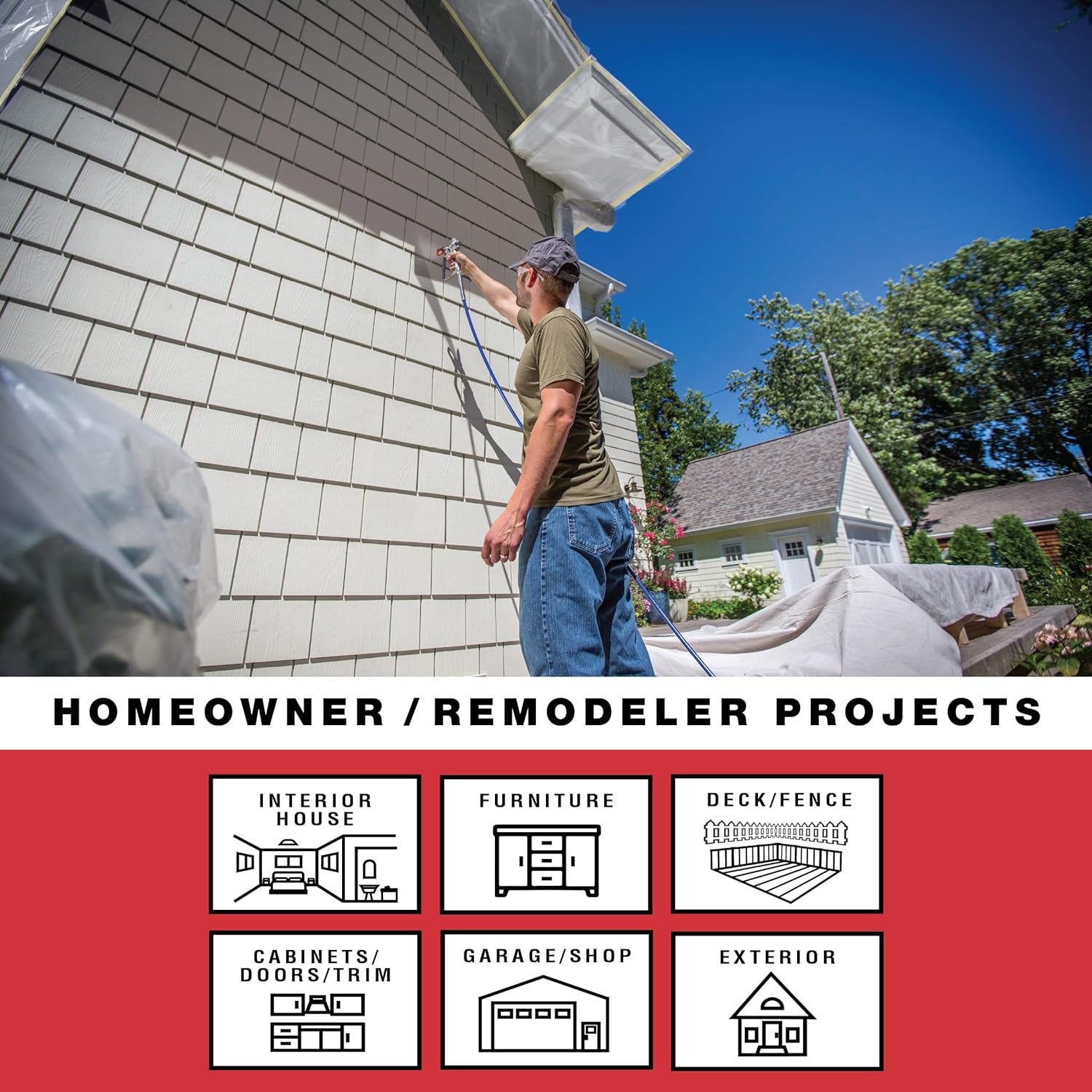 Graco Magnum  ProX19 Cart Airless Paint Sprayer, Gray